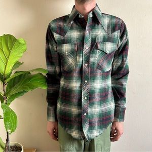 Vintage Dee Cee Western Flannel